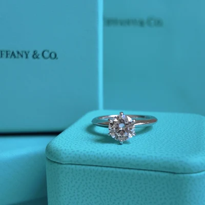 Anillo Solitario Moissanita 1.5 ct en Plata 925