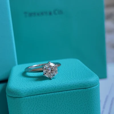 Anillo Solitario Moissanita 1.5 ct en Plata 925
