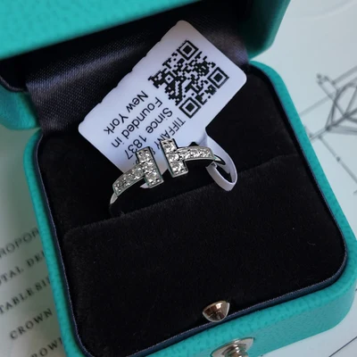 Anillo Doble Barra con Piedras en Plata 925